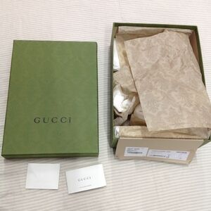 Gucci empty shoebox with packaging